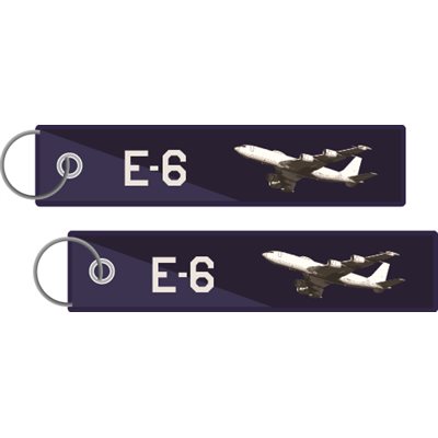 KEY-E-6 PLANE NAVY AND WHITE
