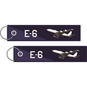 KEY-E-6 PLANE NAVY AND WHITE