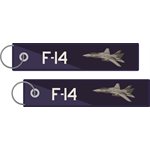 KEY-F-14 PLANE NAVY AND WHITE