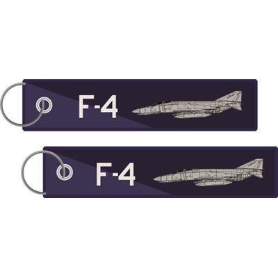 KEY-F-4 PLANE NAVY AND WHITE
