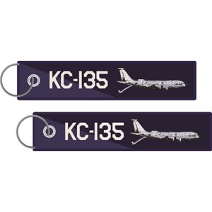 KEY-KC-135 PLANE NAVY AND WHITE