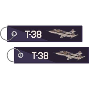 KEY-F-38 PLANE NAVY AND WHITE