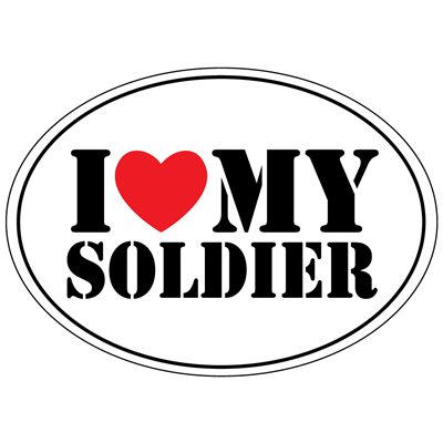 MAGNET-I LOVE MY SOLDIER
