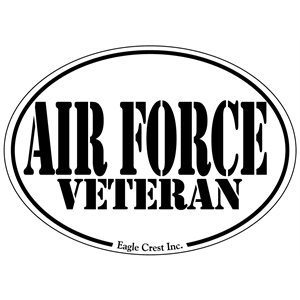 MAGNET-AIR FORCE VETERAN (LETTERS ONLY)@