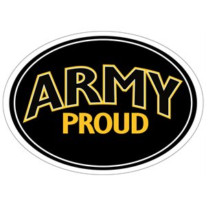 MAGNET-ARMY PROUD (LETTERS ONLY) 