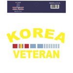 DEC-KOREA VETERAN W / RBBNS 2.5X6.75 (OUT)#[DX19]