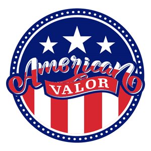 DEC-AMERICAN VALOR VERTICAL FLAG