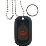DOG TAG-USMC MASTER SGT[DX]