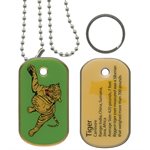 DOG TAG-TIGER (SMITHSONIAN)[DXX14]