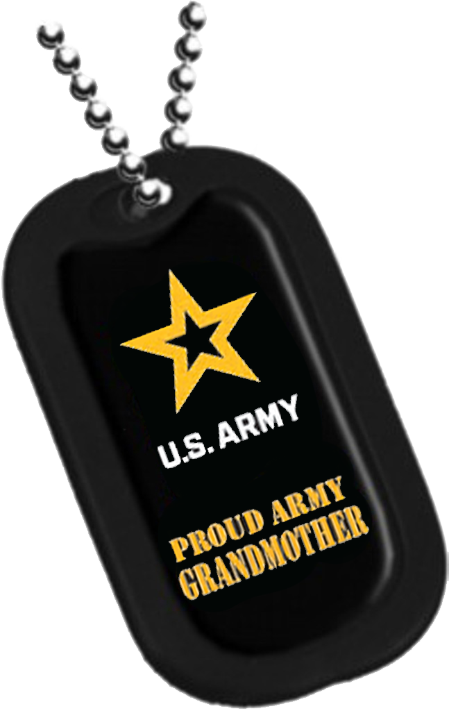 DOG TAG-PROUD ARMY GRANDMOTHER
