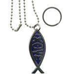 DOG TAG-CHRISTIAN FISH[DX14]