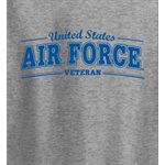 T / US AIR FORCE VETERAN (BLUE)