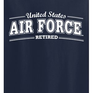 T / AIR FORCE RETIRED (WHITE)