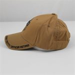 CAP-CHIEF PETTY OFFICE W / ANCHOR RETIRED (COYOTE BRN) (DX) 20 !