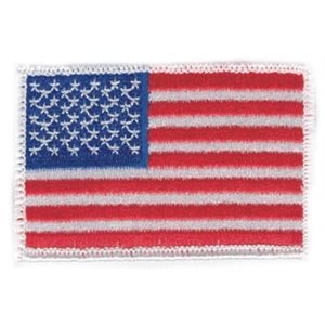 PAT-AMERICAN FLAG W / H&L WHT(2X3):[LX]