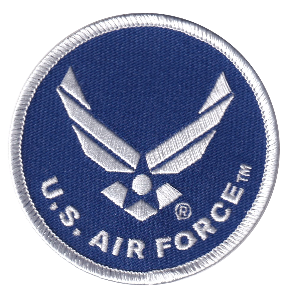 U.S. AIR FORCE W / HAP (3")