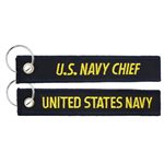 KEYCHAIN-USN NAVY CHIEF@