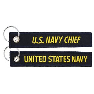 KEYCHAIN-USN NAVY CHIEF@
