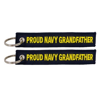 KEYCHAIN-PROUD NAVY GRANDFATHER(DX18)