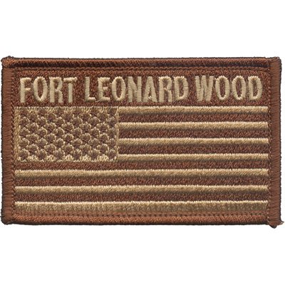 PAT-FT LEONARDWOOD W / FLAG TAN H&L[DX19]