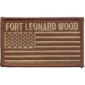 PAT-FT LEONARDWOOD W / FLAG TAN H&L[DX19]