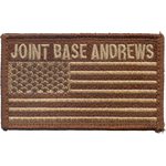 PAT-ANDREWS AFB JBA  W / FLAG TAN H&L[DX19]