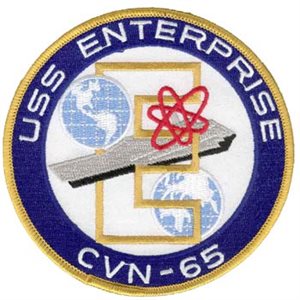 PAT-USS ENTERPRISE(CVN-65)4 1 / 2" [FLDK]