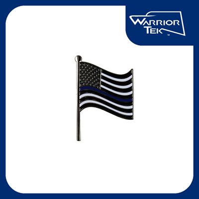 PIN-THIN BLUE LINE FLAG (DX) (NOT FOR AAFES)