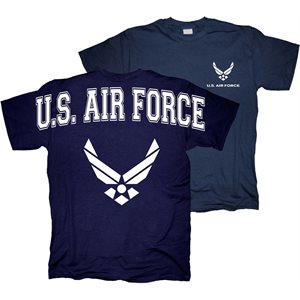US AIR FORCE W / LOGO LC & FB-NVY-TEE-XXL[DX19]