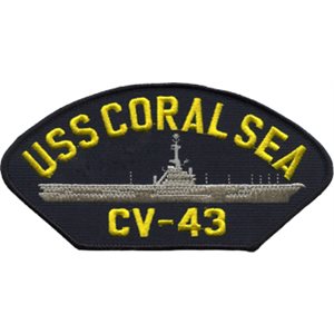W / USS CORAL SEA(CV-43) @