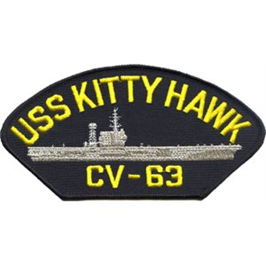 W / USS KITTY HAWK(CV-63) (LX)@