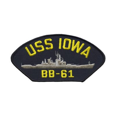 W / USS IOWA (BB-61) (LX) @