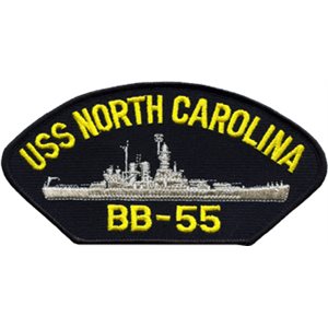 W / USS NORTH CAROLINA(BB-55).(LX)