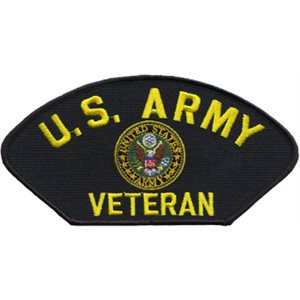 W / U.S.ARMY VETERAN(W / LO)(BLK)(LX) @
