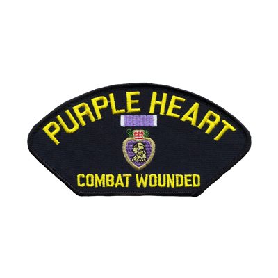 W / PURPLE HEART COMBAT WOUNDED