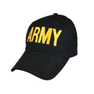 CAP - ARMY (BLK CAP)@